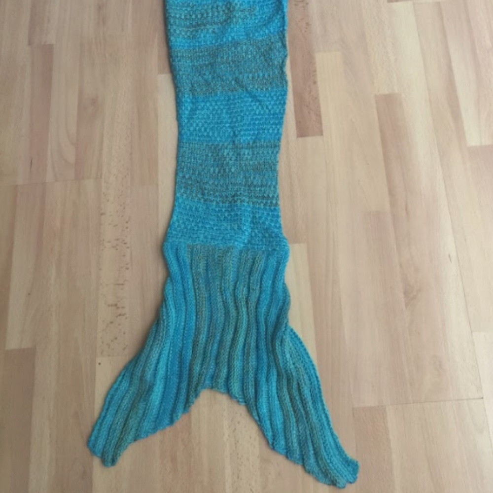 Crochet Mermaid Tail Blanket